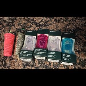 Starbucks mini keychain cold cups